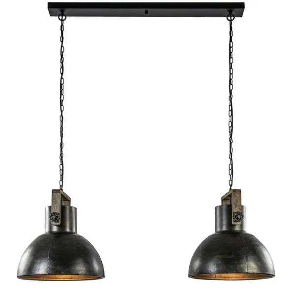 hanglamp_shelly_lichts_br_1.webp Sale Straluma Hanglamp Shelly 2-lichts brons/hout