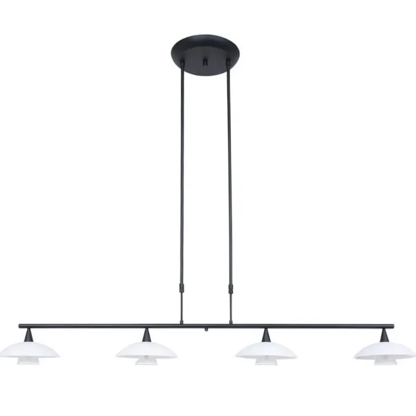Sale Straluma Hanglamp Sovereign 4l zwart met dimmer