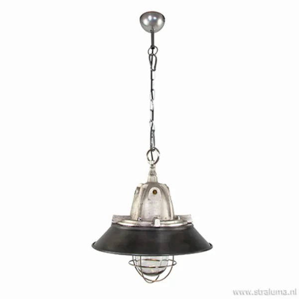 hanglamp_tuk_industrieel__1.webp Best Sale Straluma Hanglamp Tuk industrieel 41cm zwart/staal