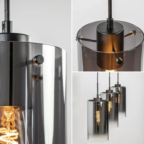 Flash Sale Straluma Hanglamp Ventotto 3l zwart/smoke glas