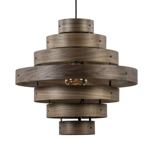 hanglamp_walnut_zwart__wa_0.webp Online Straluma Hanglamp Walnut zwart / walnoot hout