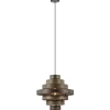 Online Straluma Hanglamp Walnut  zwart / walnoot hout