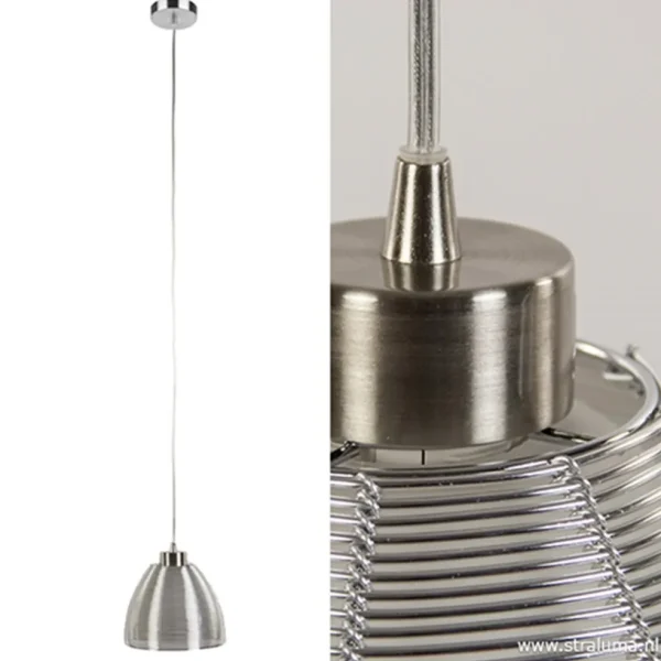 New Straluma Hanglamp Whires alu/wit