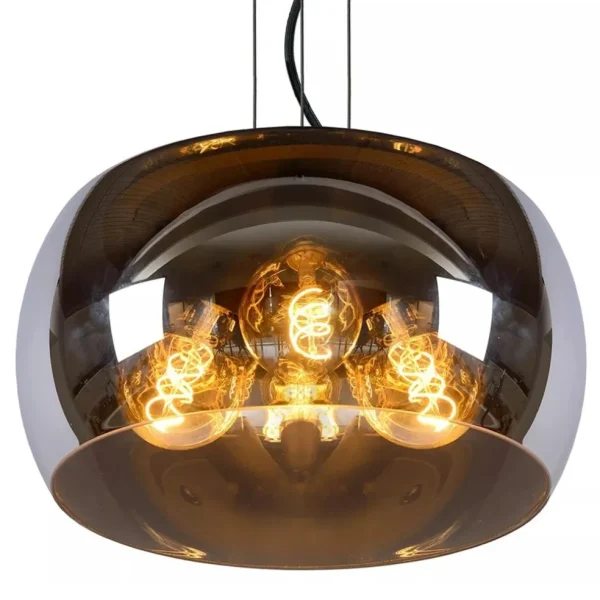 hanglamp_zwart__smoke_gla_2.webp Shop Straluma Hanglamp zwart + smoke glas 40cm