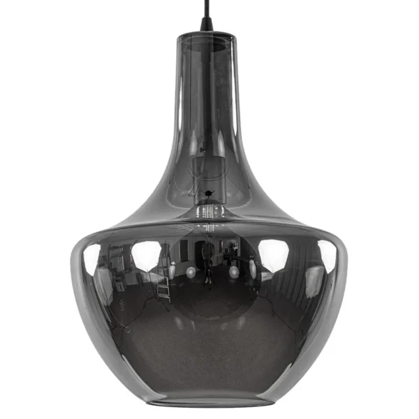 hanglamp_zwart_met_smoke__0-1.webp Store Straluma Hanglamp zwart met smoke glazen kap
