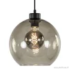 Discount Straluma Hanglamp zwart met smoke glas 25cm