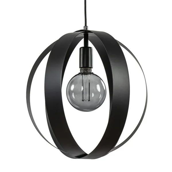 hanglamp_zwart_metalen_ri_0.webp Cheap Straluma Hanglamp zwart metalen ringen 40 cm