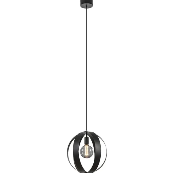 hanglamp_zwart_metalen_ri_1.webp Cheap Straluma Hanglamp zwart metalen ringen 40 cm