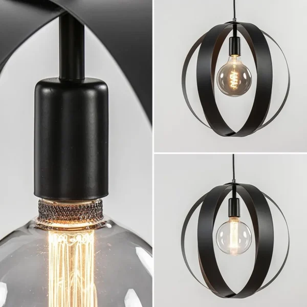 hanglamp_zwart_metalen_ri_3.webp Cheap Straluma Hanglamp zwart metalen ringen 40 cm