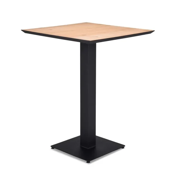 horeca_bartafel_vierkant__0.webp Store Straluma Horeca Bartafel vierkant 80x80 zwart met eiken