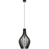 houten_hanglamp_kegel_gro_1.webp Sale Straluma Houten hanglamp kegel groot mat zwart