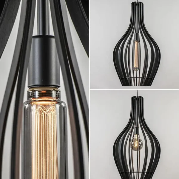 houten_hanglamp_kegel_gro_3.webp Sale Straluma Houten hanglamp kegel groot mat zwart