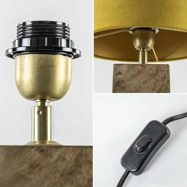 houten_lampvoet_cumani_me_2.webp Sale Straluma Houten lampvoet Cumani met bronzen fitting