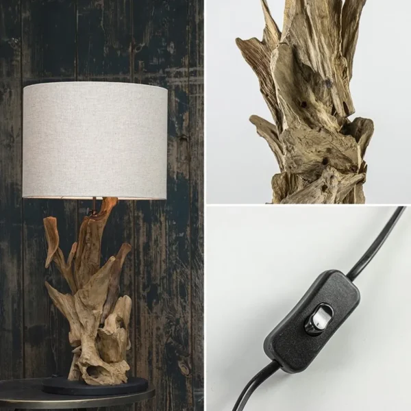 houten_lampvoet_ikal_ligh_3.webp Cheap Straluma Houten lampvoet Ikal Light and Living exclusief kap