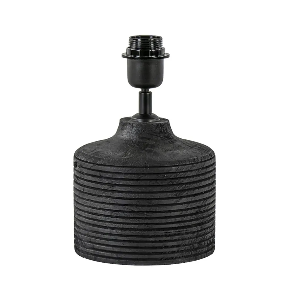 houten_lampvoet_paolu_zwa_0.webp Flash Sale Straluma Houten lampvoet Paolu zwart exclusief kap