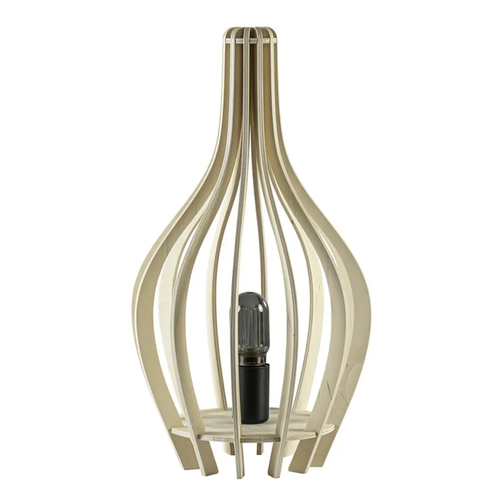 houten_tafellamp_kegel_na_0.webp Outlet Straluma Houten tafellamp kegel naturel met zwart