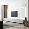 Clearance Straluma Houten tafel/vloerlamp mat zwart