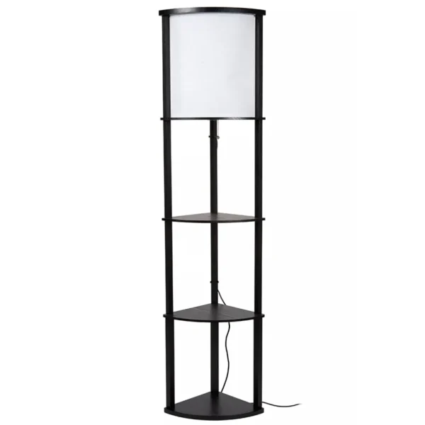 houten_vloerlamp_zwart_me_0.webp Best Straluma Houten vloerlamp zwart met beige kap