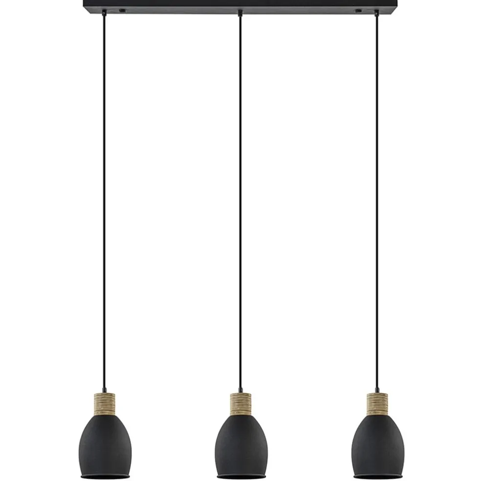 industrieel_landelijke_ha_0.webp Online Straluma Industrieel landelijke hanglamp 3-lichts zwart met hout