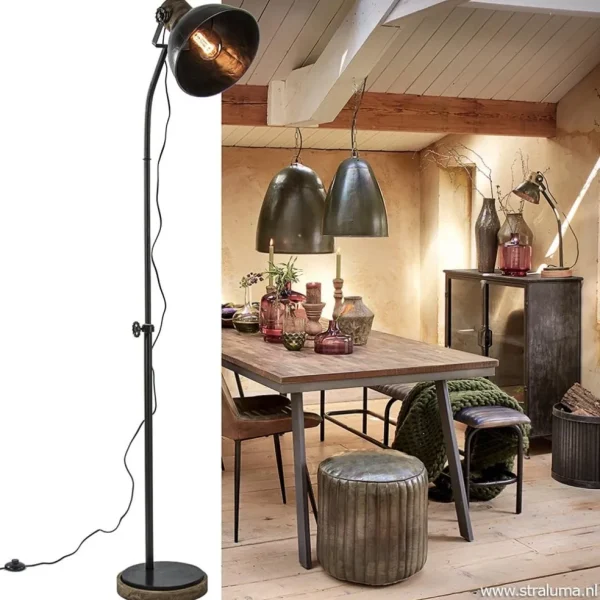 industrieel_landelijke_vl_4.webp Shop Straluma Industrieel landelijke vloerlamp Jody zink met hout