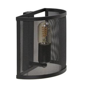 Best Straluma Industrieel landelijke wandlamp met gaas