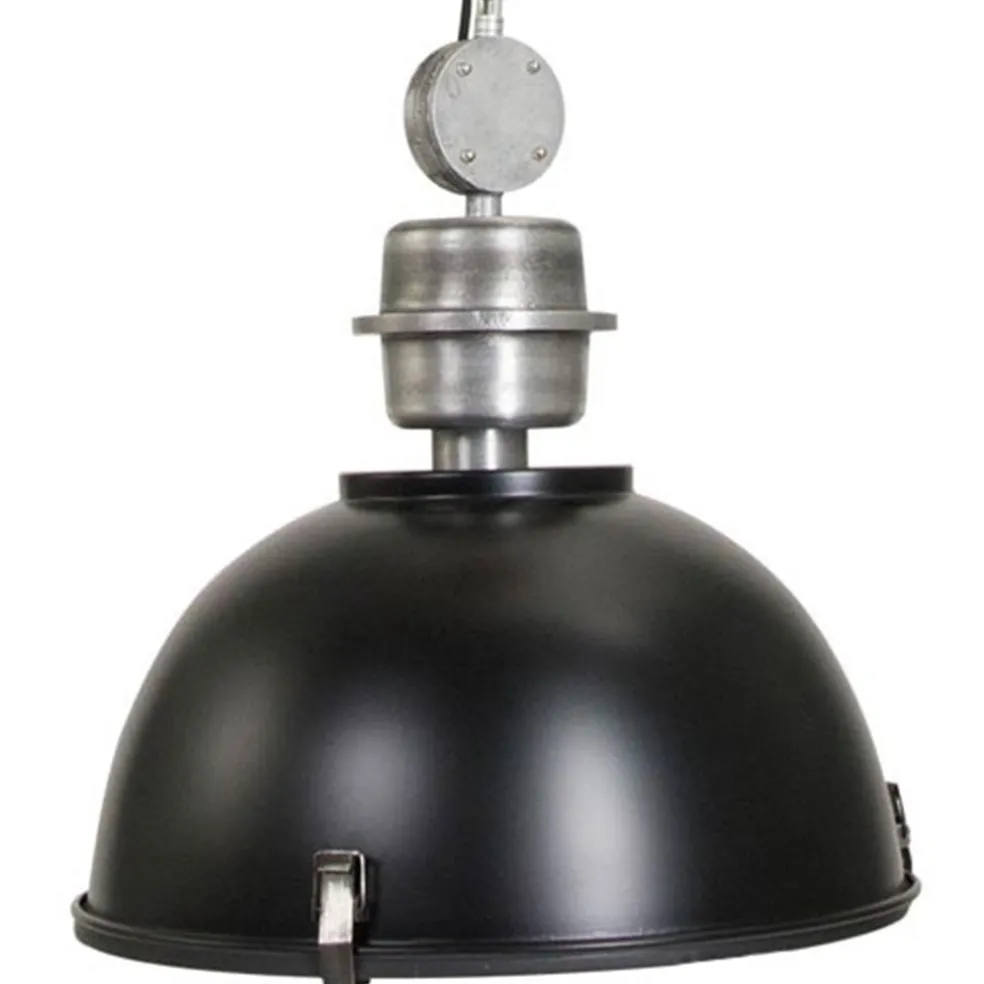 industriele_hanglamp_zwar_0.webp Best Sale Straluma Industriele hanglamp zwart voor eettafel