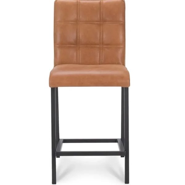 industrile_barkruk_met_co_1.webp Sale Straluma Industriële barkruk met cognac lederen zitting