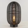 Clearance Straluma Industriële draad tafellamp Ophra zwart