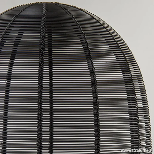 Clearance Straluma Industriële draad tafellamp Ophra zwart