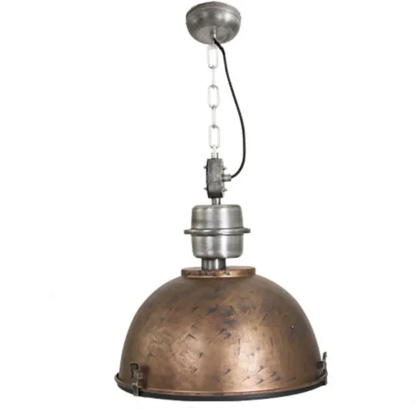 industrile_hanglamp_bruin_1.webp Discount Straluma Industriële hanglamp bruin/brons tafel