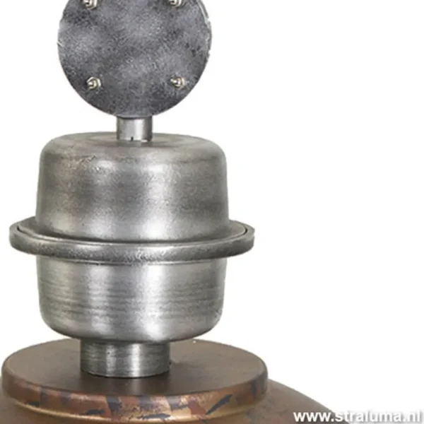 industrile_hanglamp_bruin_3.webp Discount Straluma Industriële hanglamp bruin/brons tafel