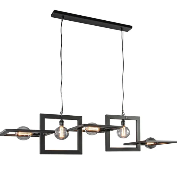 industrile_hanglamp_mat_z_1.webp Cheap Straluma Industriële hanglamp mat zwart metalen frame