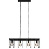 Online Straluma Industriële hanglamp squares mat zwart metaal