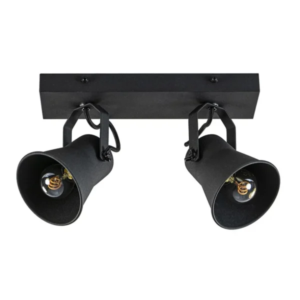 industrile_lichts_plafond_0.webp Online Straluma Industriële 2-lichts plafondspot mat zwart