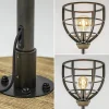 Sale Straluma Industriële vloerlamp zwart staal met houten details