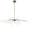 Cheap Straluma Klassieke eettafelhanglamp brons met wit glas dim to warm