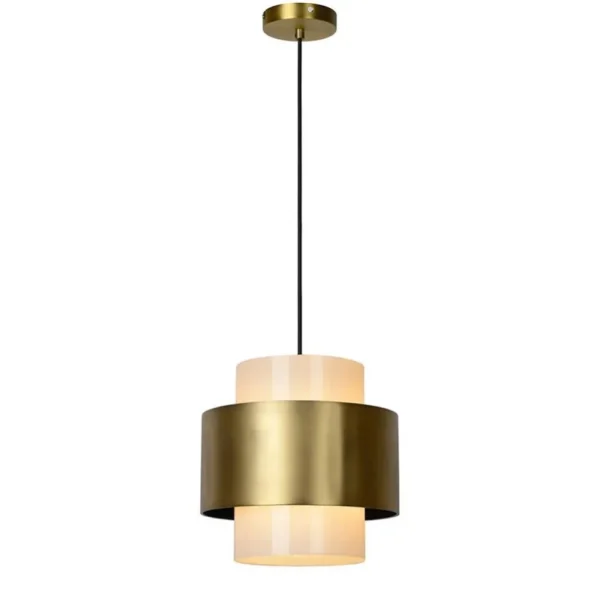 klassieke_hanglamp_opaal__2.webp Online Straluma Klassieke hanglamp opaal glas met mat goud