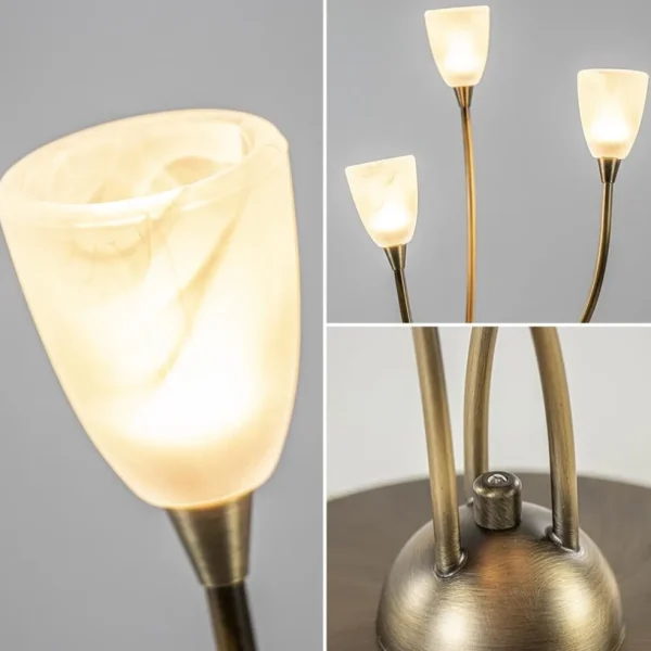 Fashion Straluma Klassieke LED tafellamp brons met dim to warm functie
