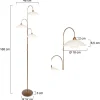 klassieke_lichts_vloerlam_3.webp Shop Straluma Klassieke 3-lichts vloerlamp brons inclusief LED