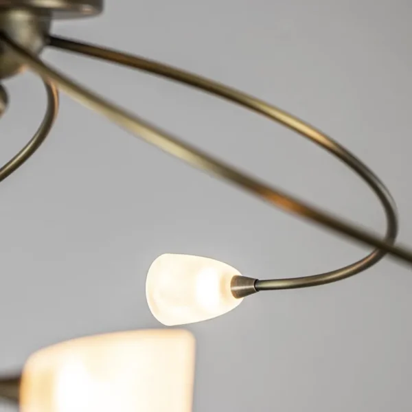 klassieke_plafondlamp_bro_2.webp Best Sale Straluma Klassieke plafondlamp brons met wit gevlamd glas
