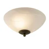 Clearance Straluma Klassieke plafondlamp gevlamd glas met brons 30 cm