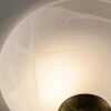 Clearance Straluma Klassieke plafondlamp gevlamd glas met brons 30 cm