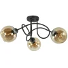 klassieke_plafondlamp_lic_0.webp Discount Straluma Klassieke plafondlamp 3-lichts met amber glas