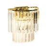 Store Straluma Klassieke wandlamp goud met helder glazen pegels