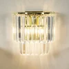 Store Straluma Klassieke wandlamp goud met helder glazen pegels