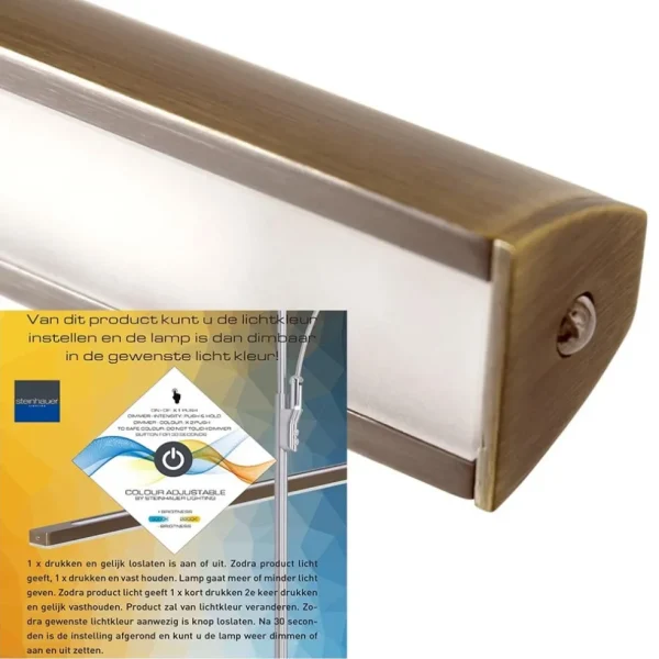 Best Sale Straluma Klassieke wandlamp schilderij brons met LED