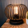 Clearance Straluma Kleine draad tafellamp modern mat zwart