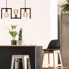 Shop Straluma Kleine eettafel hanglamp zwart frame