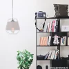 kleine_grijze_hanglamp_dr_4.webp Online Straluma Kleine grijze hanglamp draad met stof