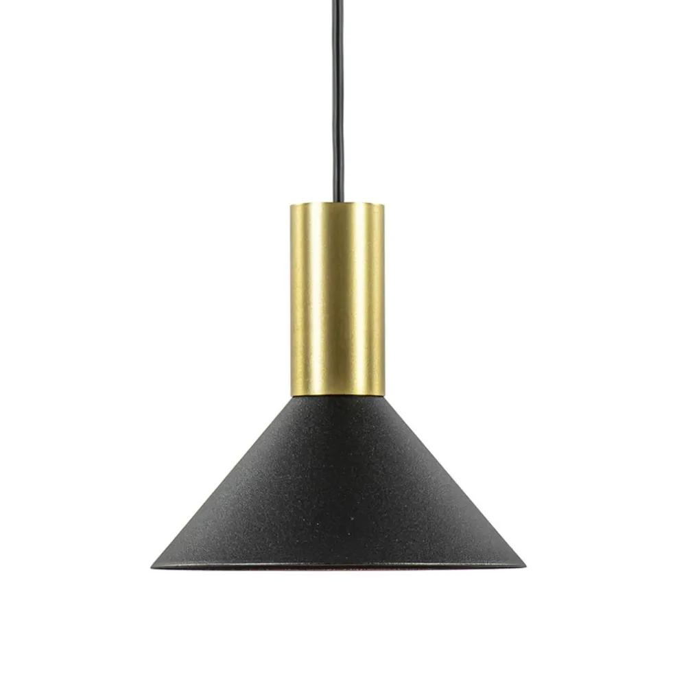 kleine_hanglamp_driehoek__0.webp Store Straluma Kleine hanglamp driehoek zwart met brons